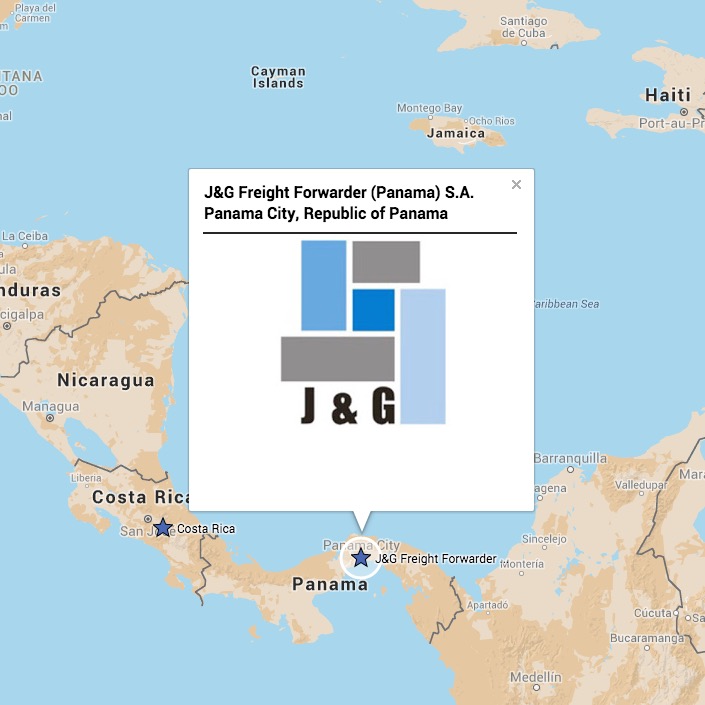 Panama Freight Forwarder Member Map
