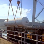 Completed today!: TISA-HDM transportation of buffer vessel of Linde Engineering from Ulyanovsk to plant SIBUR, Dzerzhinsk, Russia.