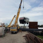 C U Logistics, Thailand, arranged a barge of 1600 tons to Cambodia