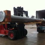 A.J Worldwide moving tower hoists, part of an Indian Army project
