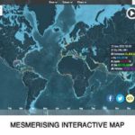 Mesmerizing interactive map displays global ship movements