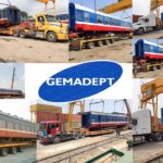 80 train wagons transported by Gemadept for the Vietnam Railway Corporation