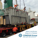 280mt transformer shipped by COMEXAS Seafreight from Belgium to Karachi, Pakistan