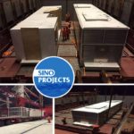 Sinoprojects shipped O&G equipment from Shanghai to Odessa by container vessel with tailor-made tween deck