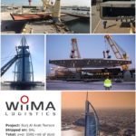 Wiima Logistics delivered a massive terrace for the Burj Al Arab building in Dubai, U.A.E.