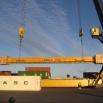 Hacklin Bridge Cranes from Finland to China