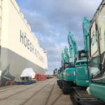 Cargo ready to be loaded on board Höegh Target in Southampton, U.K.