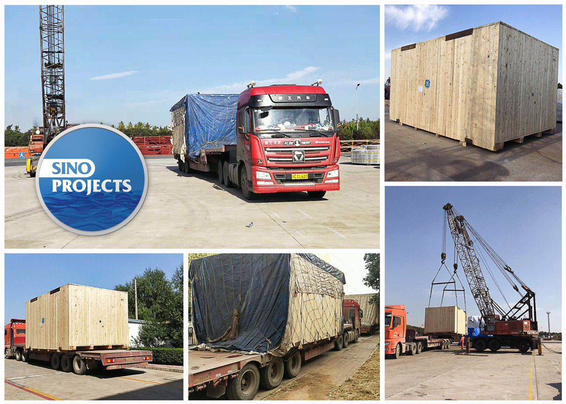 SinoProjects loaded OOG cargo destined for India