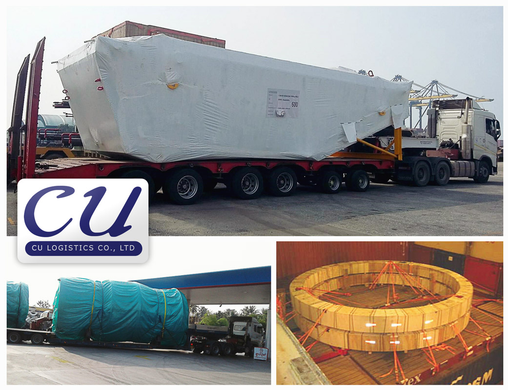 CU Logistics (Thailand) Moved Heavy Machinery from China & more than 140 containers from Europe