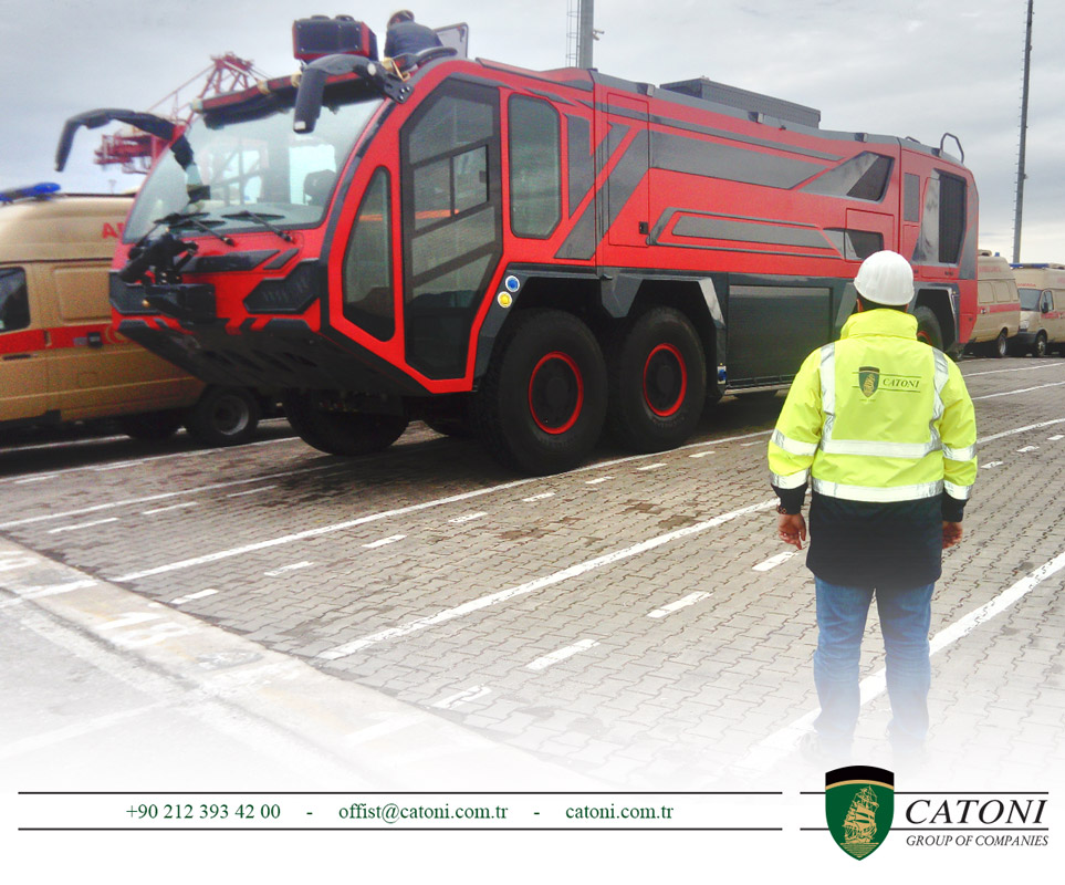 Catoni Group shipped fire fighting vehicle from Turkey to UAE