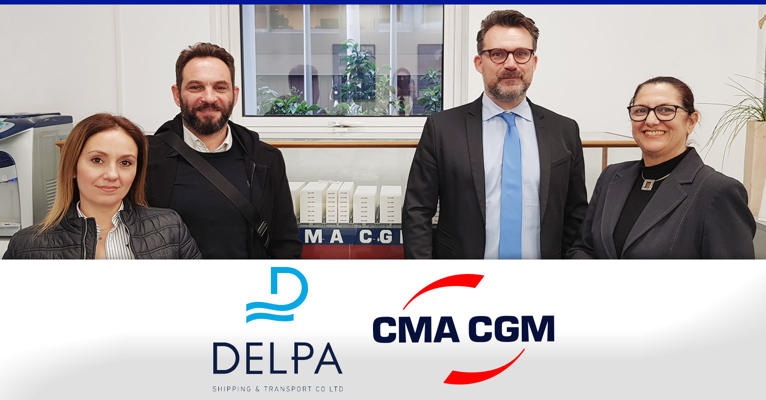 Delpa Shipping & Transport Co. Ltd. met with CMA CGM at their Piraeus office