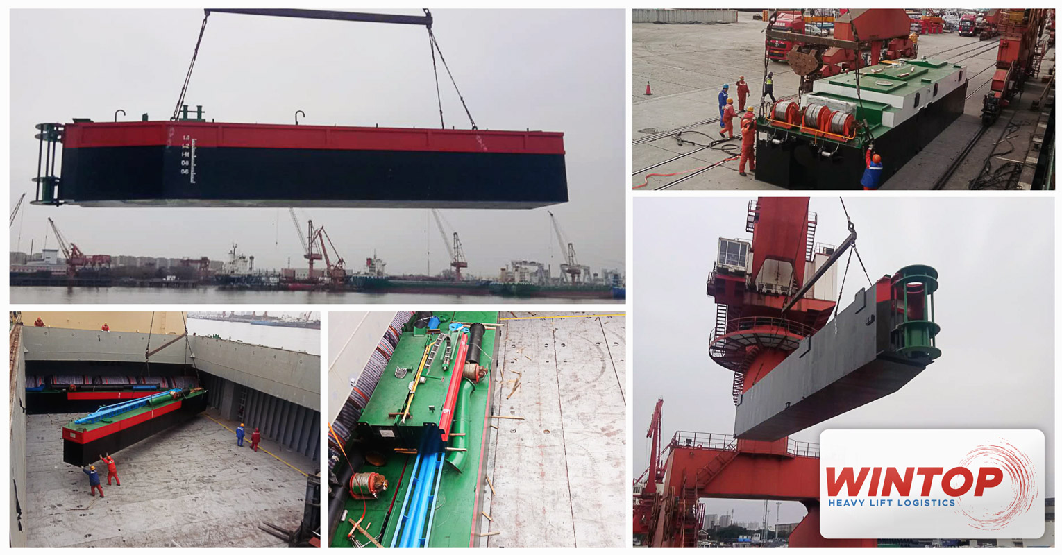 Shipment handled by Wintop Heavy Lift from Shanghai to Batam