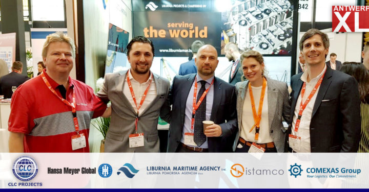 CLC Projects with members Hansa Meyer, Liburnia, Istamco and Comexas at AntwerpXL