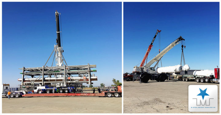 M-Star Projects Handled a 9600 cbm Shipment of which 55 pcs were Oversized