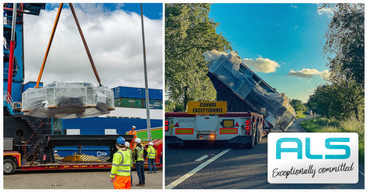 ALS moved a Thruster from Poland to a Hydro Power Station in Wales,UK