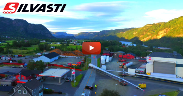 Video of Wind Turbine Transport to Tonstad Wind Park by Silvasti