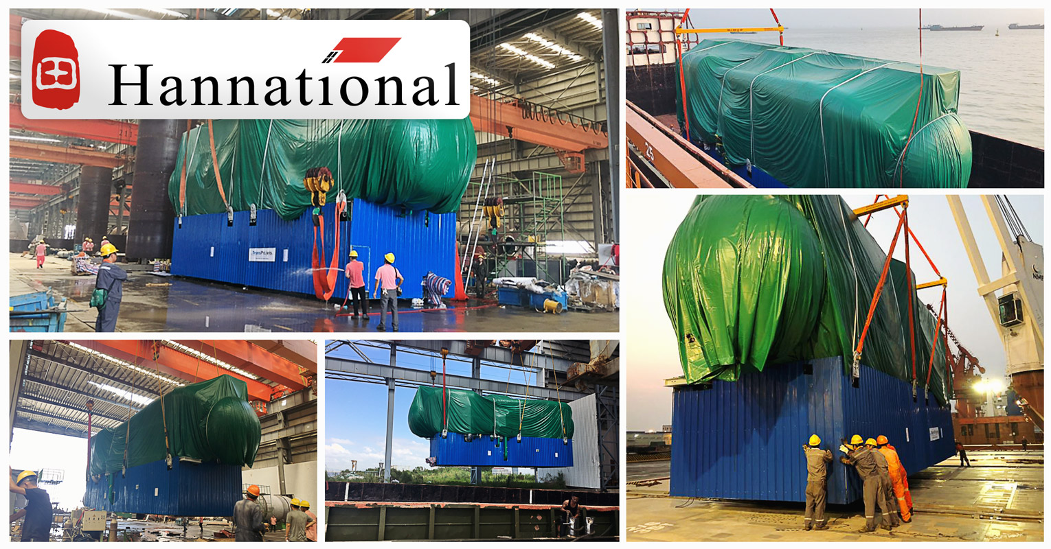 Hannational Shipping Co.Ltd. Handled a Desalination Unit ex-Zhongshan to Dampier, Australia