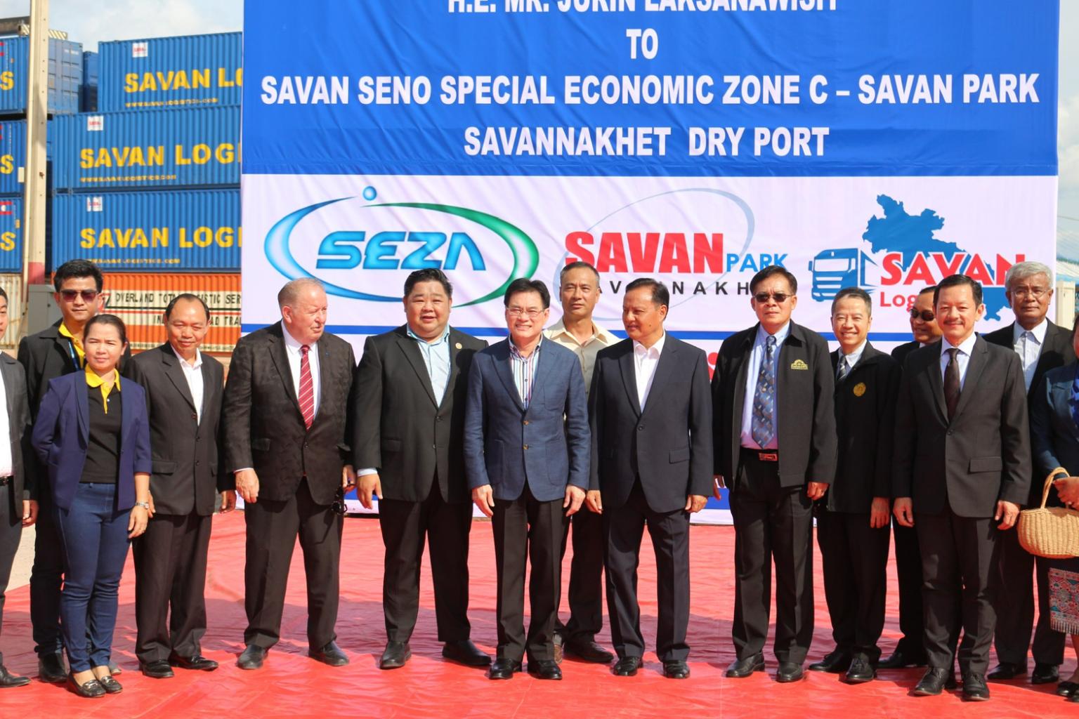 The Vice Prime Minister of Thailand Visited Savan Logistics Dry Port