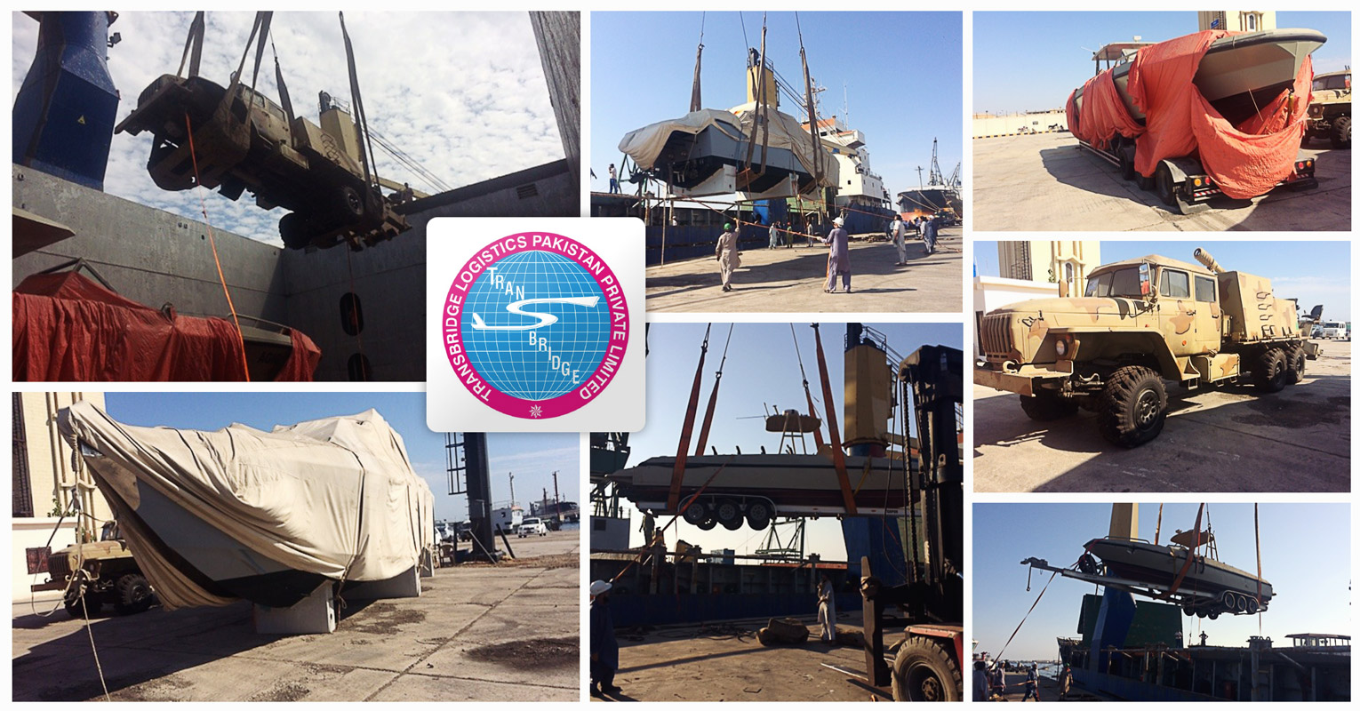 Discharge of Sudan transhipment cargo at Karachi by Transbridge