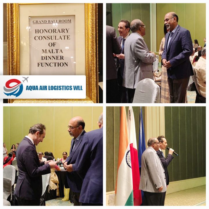 Aqua Air Logistics met The High Commissioner of Malta to India and Hon Consul General of Malta for Tamil Nadu during their visit to Chennai