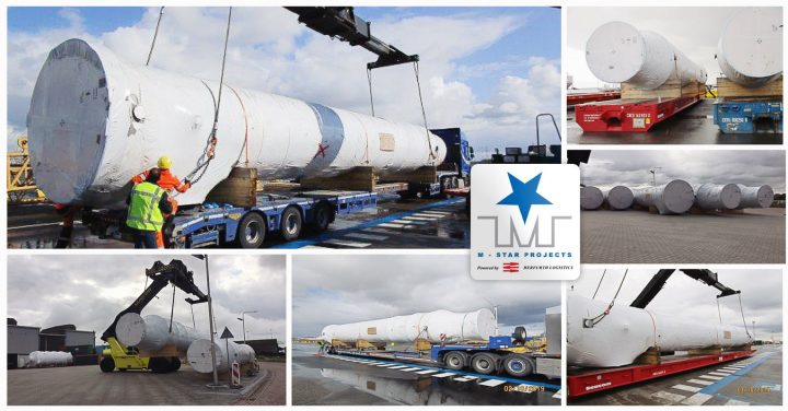 M-Star Projects Transports Exhaust Gas Silencers from Germany to Sohar Oman