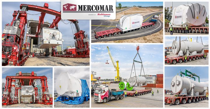 Mercomar Performed Inland Transport and Mounting of a Turbine, Generator and Condenser for  the Central Cogeneracion Project