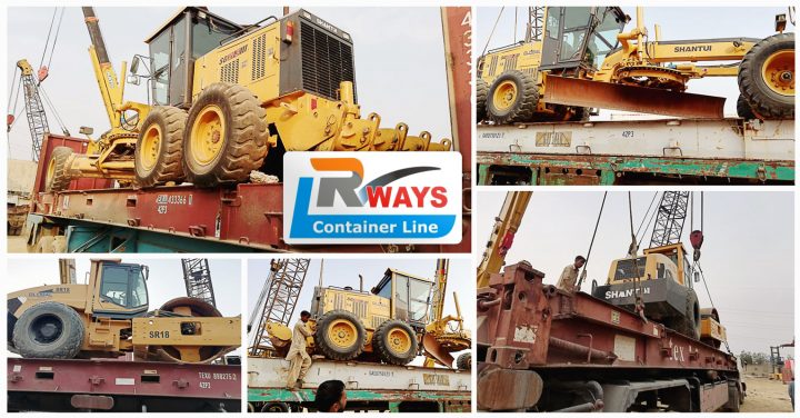Rways Container Line Shipped 4 x 40’FR Out of Gauge Cargo from Karachi to Umm Qasr, Iraq
