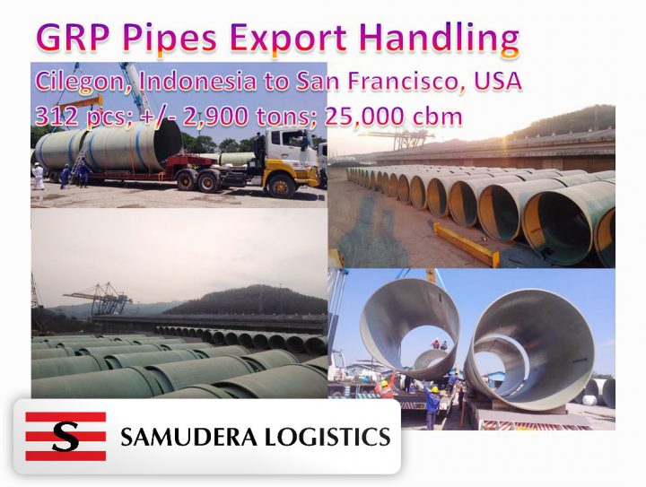 Silkargo Indonesia handled 312 pcs / 2,000 tons / 25,000 cbm from Cilegon, Indonesia to San   Francisco, USA