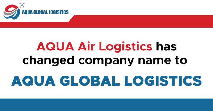 AQUA Air Logistics has Changed Their Company Name to AQUA GLOBAL LOGISTICS