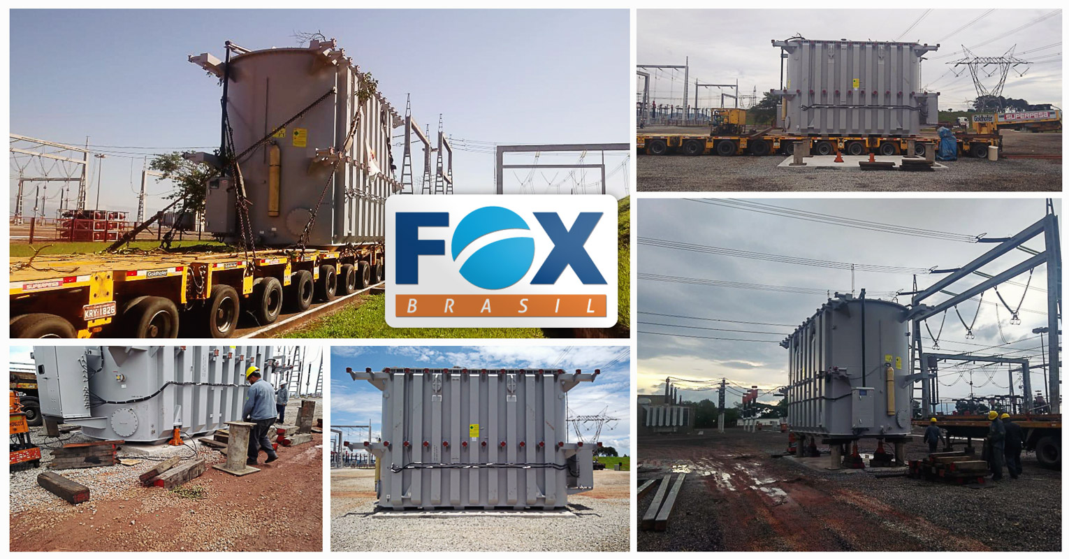 FOX Brasil Handled a 134 ton Transformer