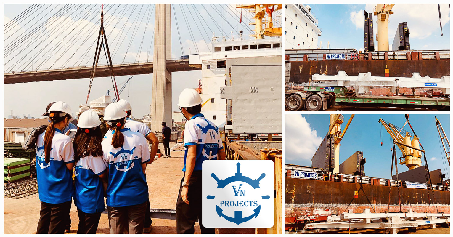 VN Projects loaded 8000 CBM of Project Cargo over the course of four days