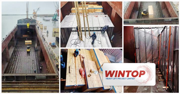 Wintop Heavylift Chartered MV Tong Sheng with  Project Cargo from Kanazawa to Shanghai