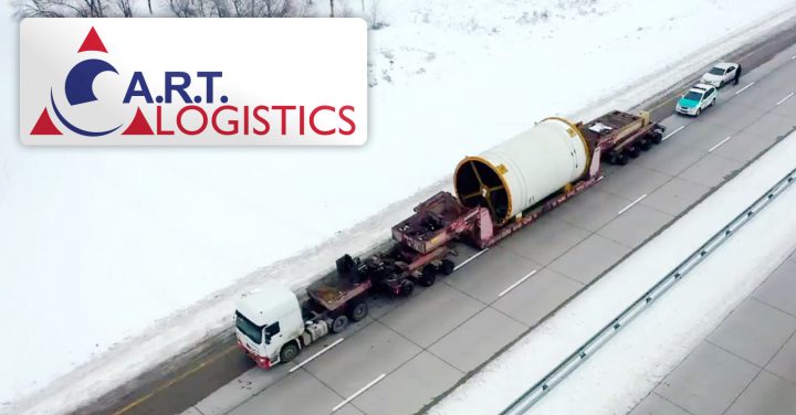 A.R.T. Logistics Moved a 110 ton Road Train