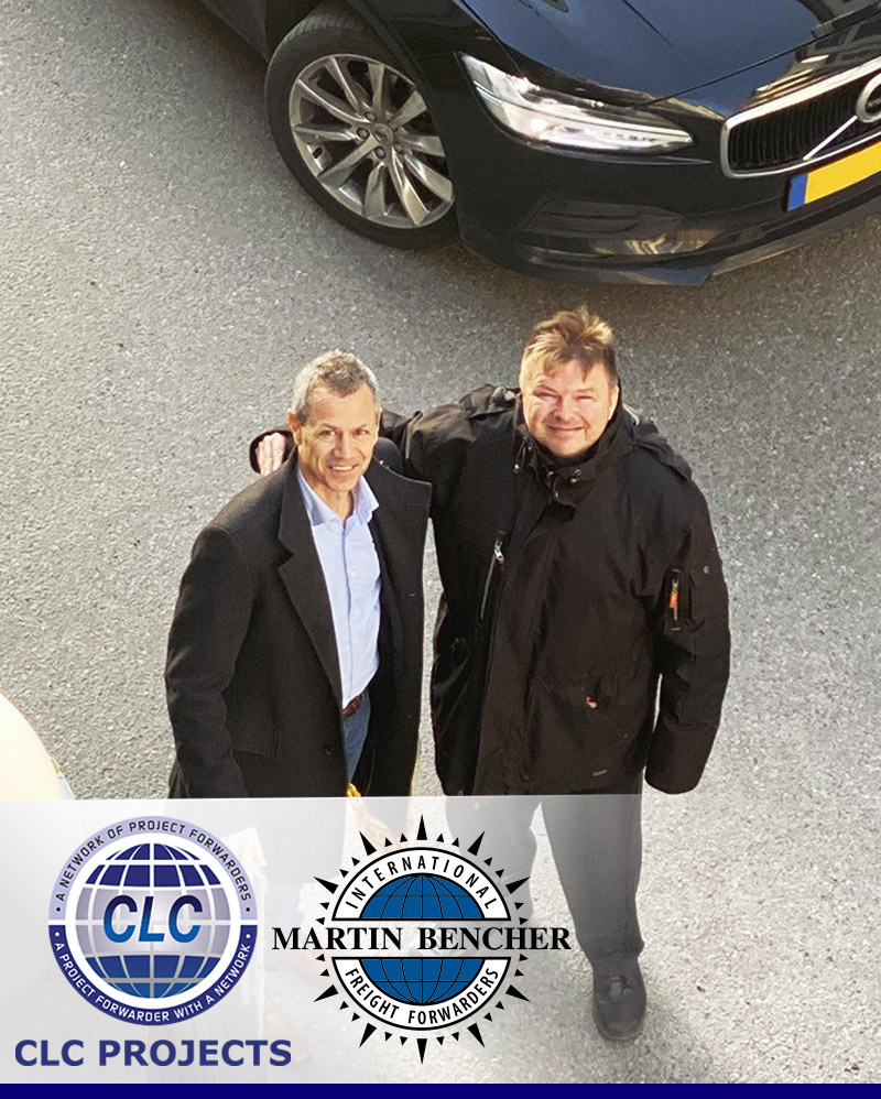Chairman of CLC Projects with the CEO of Martin Bencher Group in Stockholm