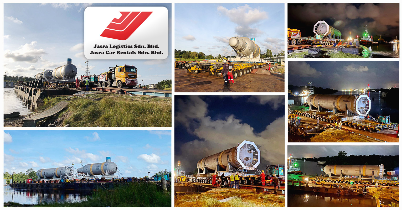 Jasra Logistics Delivered the Last Heavy Equipment for the (BFI) Brunei Fertilizer Industries Project