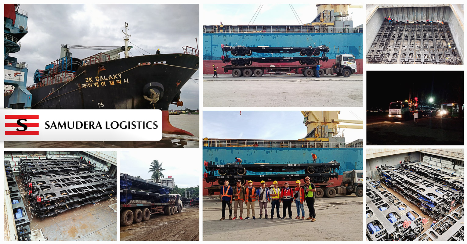 PT Silkargo Indonesia Handled 276 Flat Wagon from FOB Shanghai Port to Indonesia
