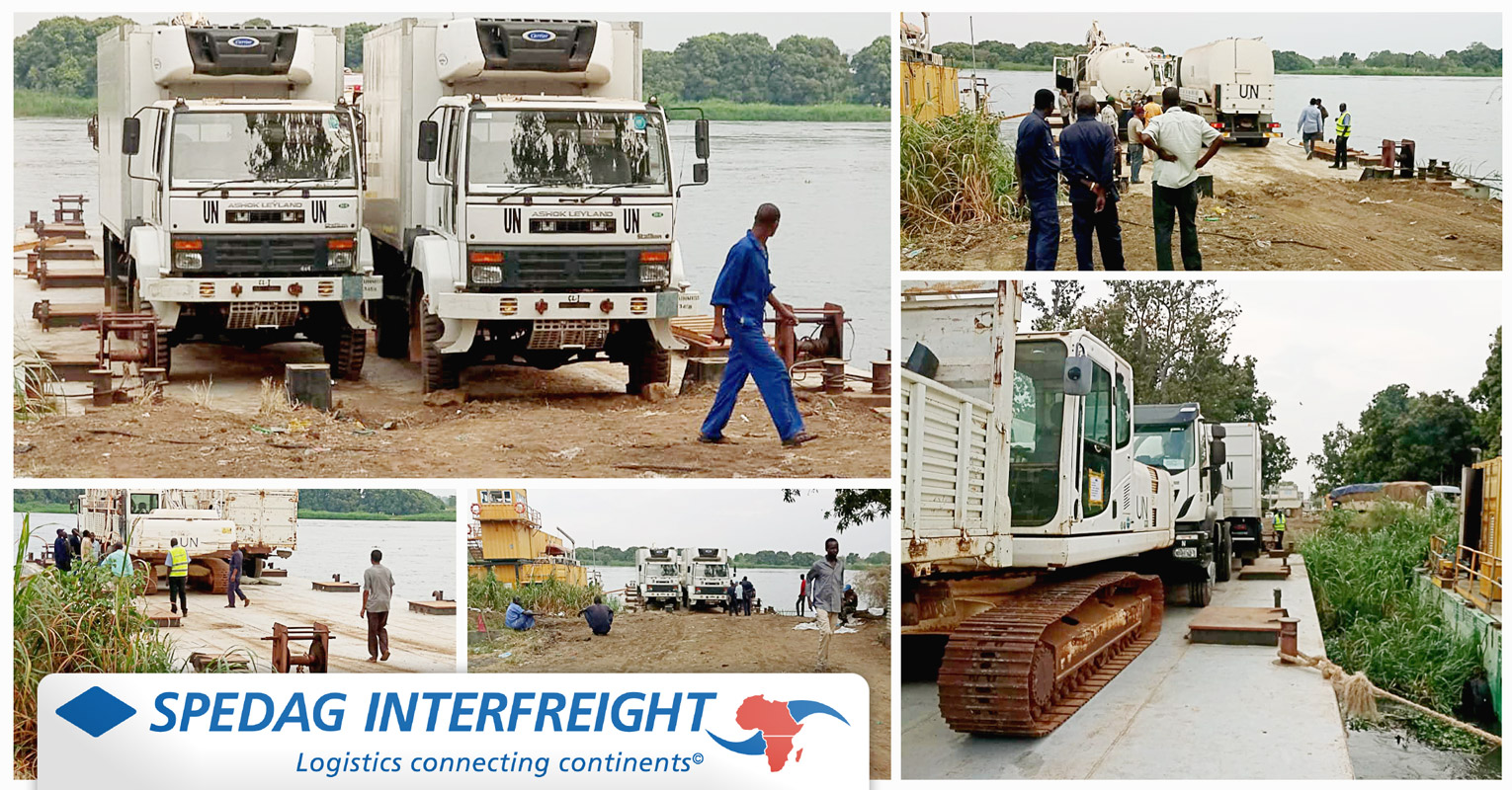 Spedag Interfreight South Sudan Moved UN Road Rehabilitation Equipment Destined for Malakal