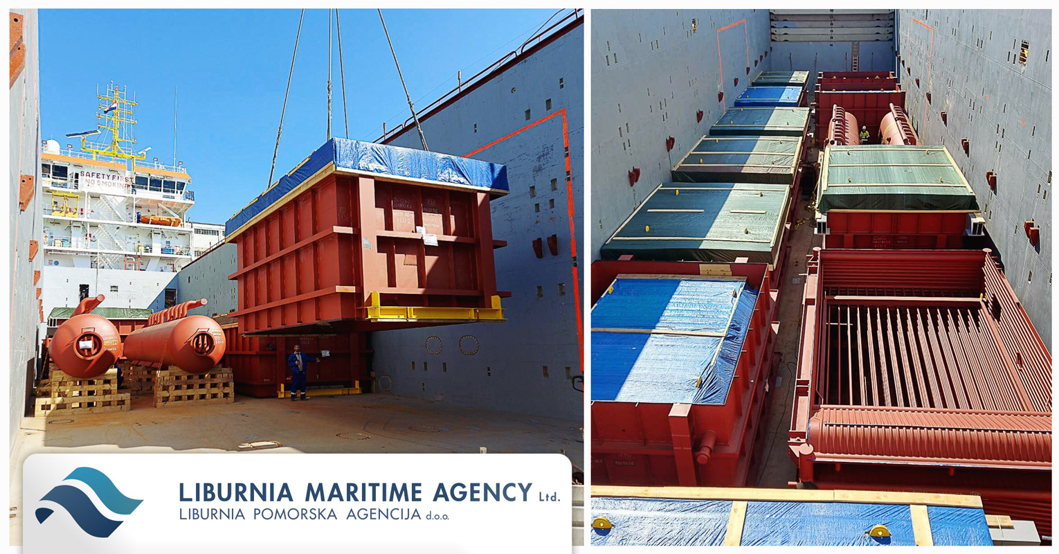 Liburnia Maritime Agency Loaded the 2nd Lot of a Big Project to UK