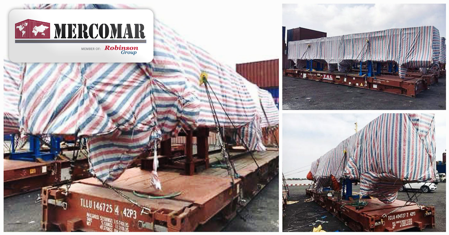 Mercomar Handled a Steel Structure 4x Units from Hai Phong to Manzanillo