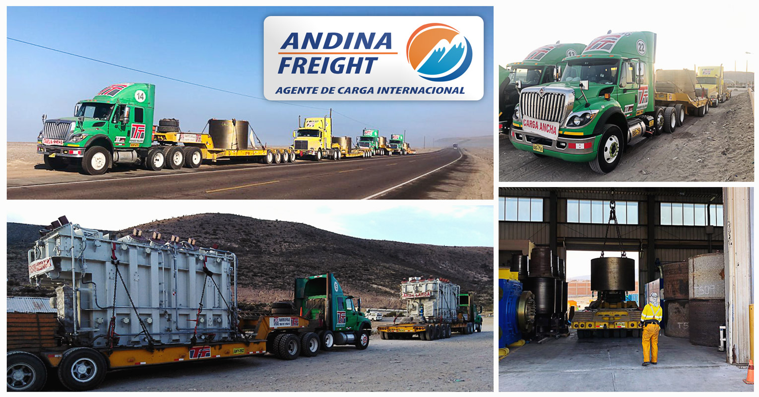 Andina Freight Peru Handled 4 Rollers Weighing 70 Tons Each from Italy to Matarani Peru Including Positioning on Site