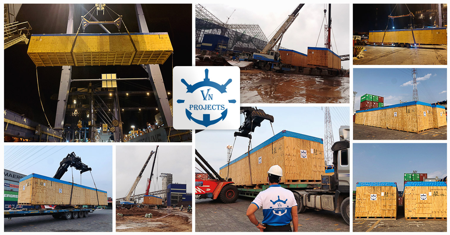 VN Projects Handled Filter System Cargo for a Thermal Power Project from Italy to the Mekong River Delta