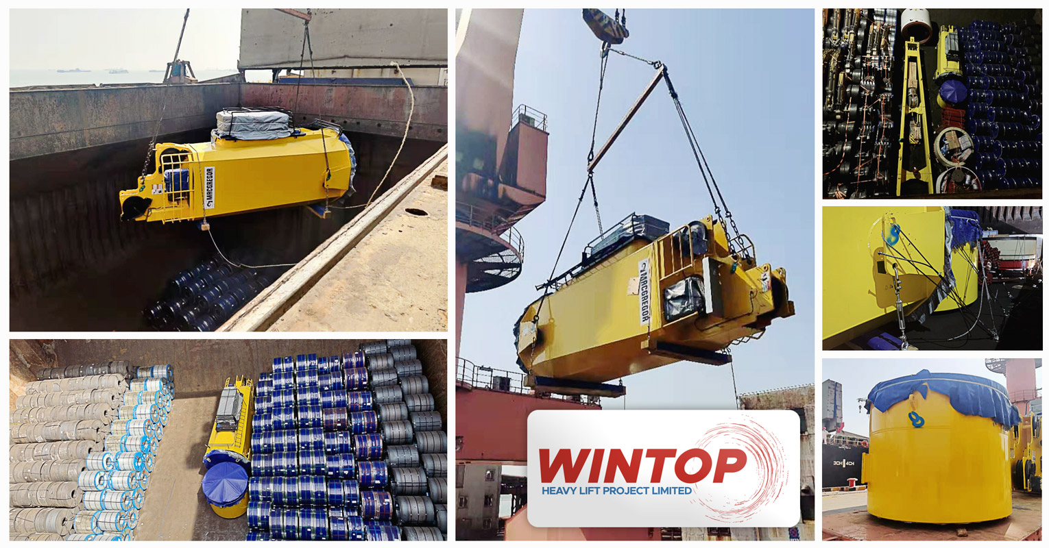 Wintop Heavy Lift Successfully Handled a Breakbulk Shipment from Shanghai to Colombo