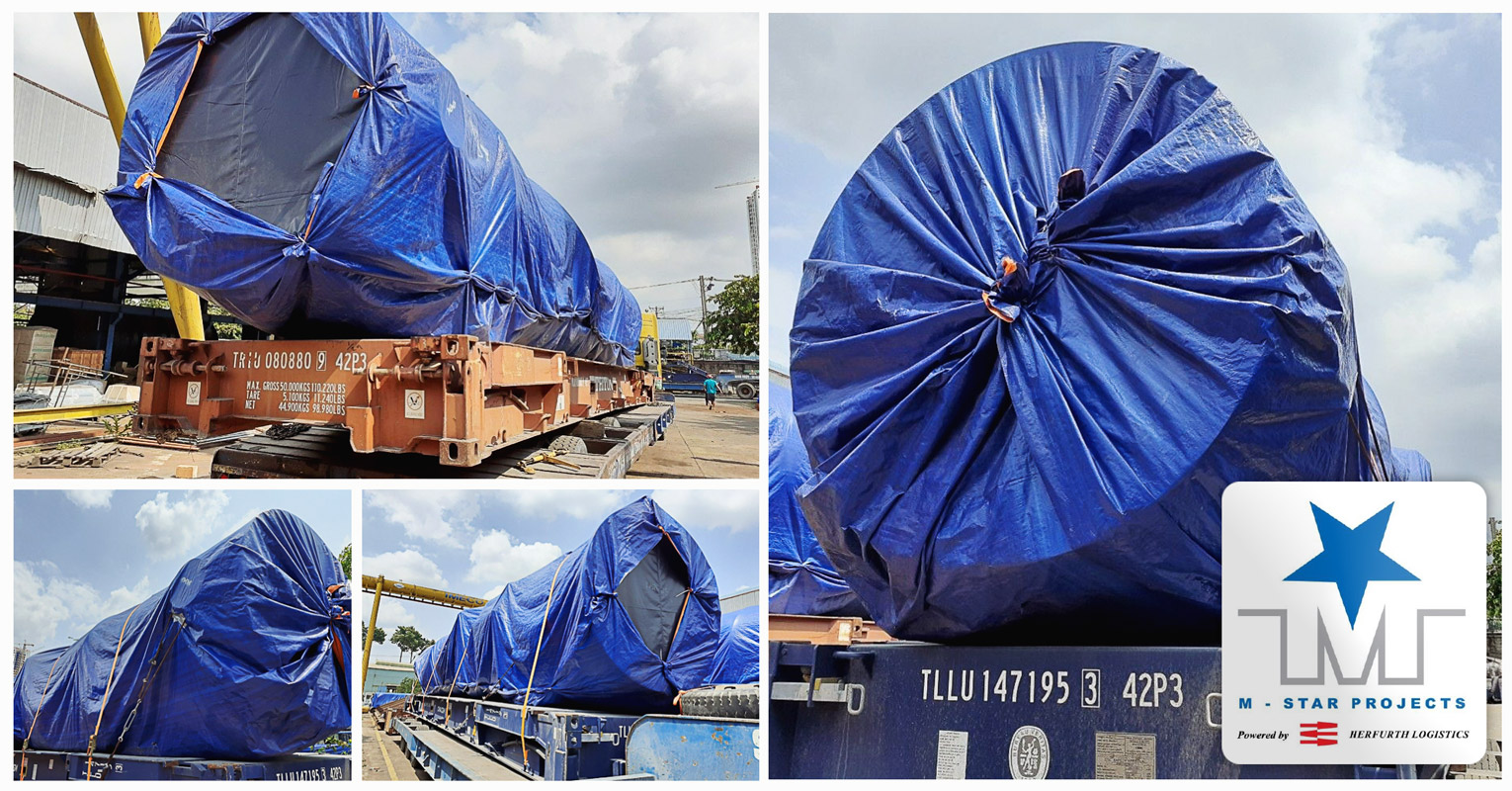 M-Star Projects Loaded Heavy Pieces Destined for Thailand