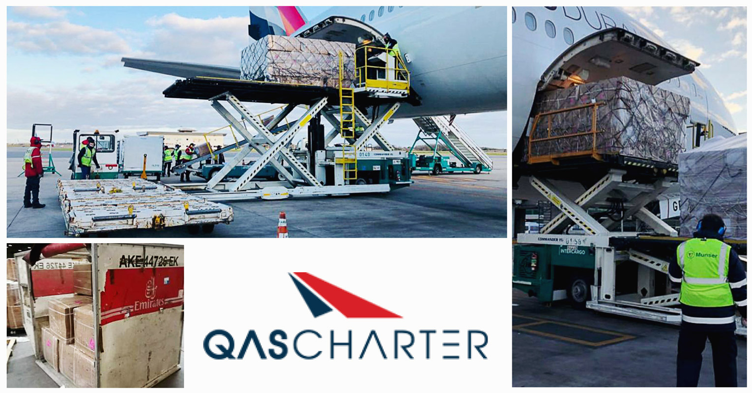 QAS Charter Continues China-South America Chartered Flights of Medical Supplies