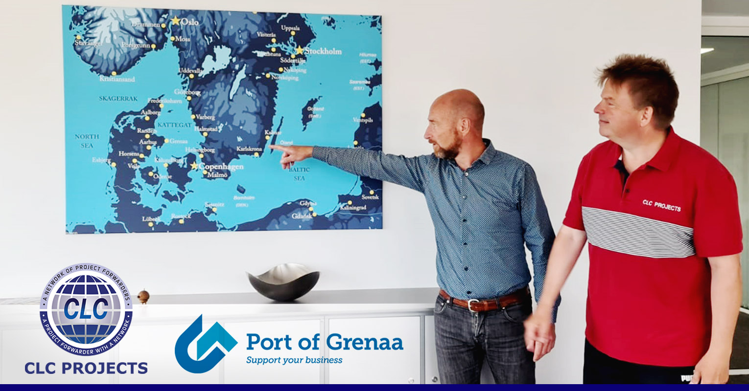 CLC Projects Chairman meeting CEO of Port of Grenaa Denmark