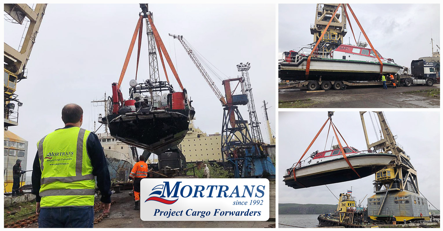Mortrans Ltd. Russia Performed a Project Shipment from Murmansk Port to Yamburg Port (both in the Arctic area of North of Russia)