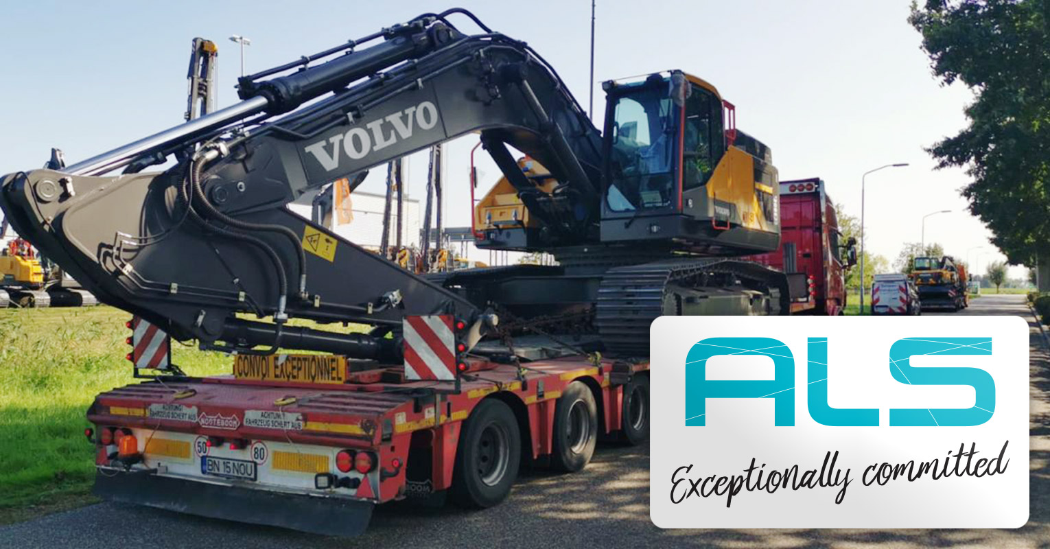 ALS Safely Delivering Construction Equipment from the Netherlands to North Macedonia
