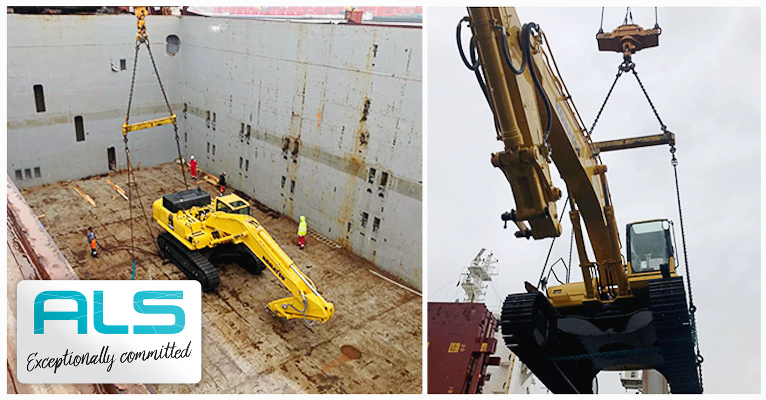 ALS Shipped Machinery from UK to Belgium to Algeria