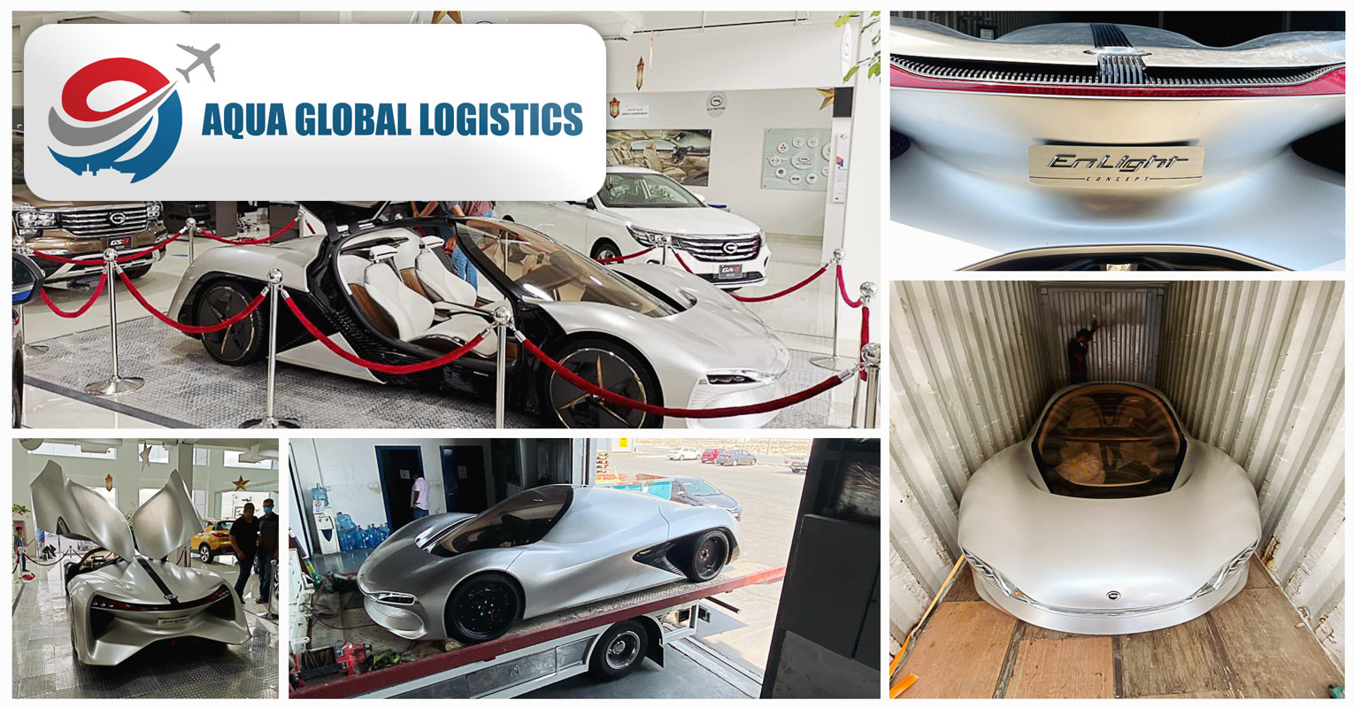 Aqua Global Logistics Transported a Work of Art, the GAC Motor Enlight Concept Car