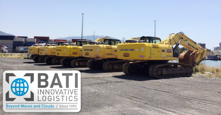 BATI Group Moves Excavators